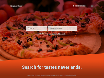 New Personal Project 2016 design food marketing project restaurant ui ux web website