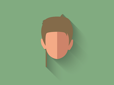 Anakin Skywalker Flat Design Icon anakin character design flat design icon icon design jedi long shadow design skywalker star wars