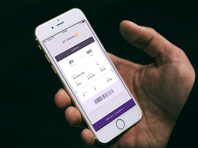 Flight ticket air ticket airways device flight hand iphone ticket travel