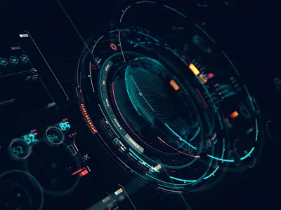 HUD Interface XT1 ai elements future gui hud interface psd ui