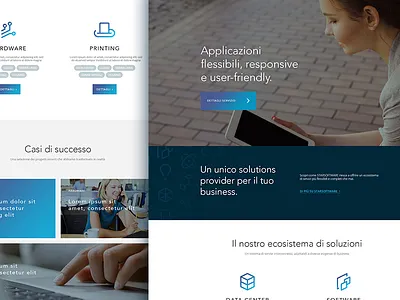 Website Redesign WIP corporate digital hardware landing redesign software tech website wip