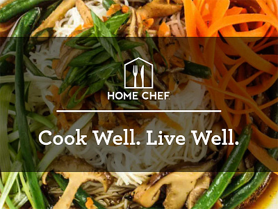 Cook Well. Live Well archer cooking culinary food overlay vegetables