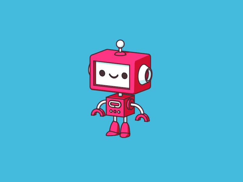 A Robot Doing the Robot 2d 3d animation c4d cinema 4d eyedesyn gif microsoft mograph robot sketch and toon