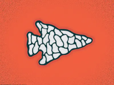 Arrow Head arrow arrow head badge desert emblem hand drawn icon illustration indian logo weapon west