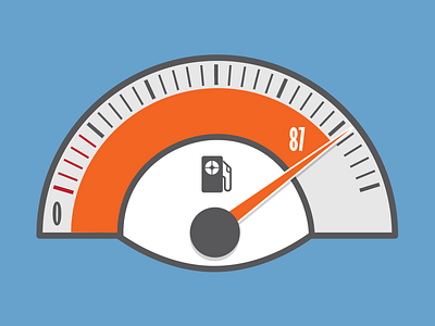 Gas Gauge gauge progress vector