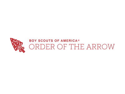 Boy Scouts Logo arrow boy scouts brand branding identity logo mark oa signature