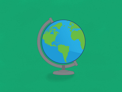 Globe earth globe planet vector