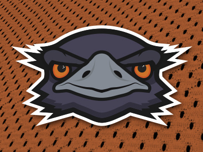 Emu animal branding design emu football illustration logo sports zoo