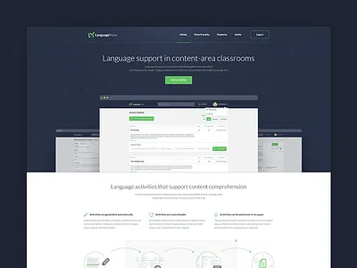 ETS LanguageMuse Landing Page 10clouds ets landing languagemuse page