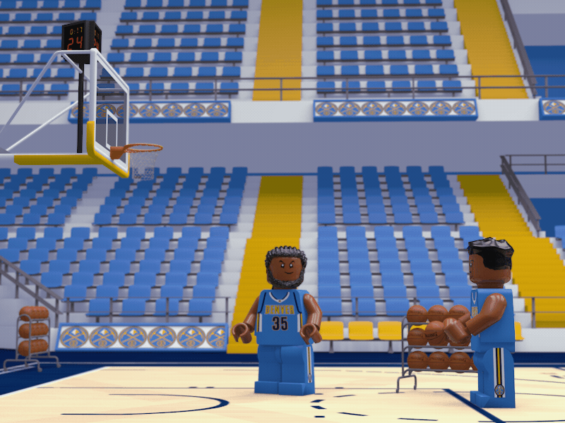 NBA LEGOs - 1/7/16 3d adobe after effects adobe illustrator basketball cinema 4d cute gif lego motion graphics nba