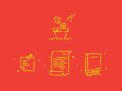 Give to receive book icon icons minimal nature paper post