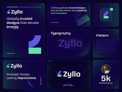 Zyllo: Cutting-Edge Logo Design for a Leading IT Innovator brand identity branding creative logo grpahcy identity information technology it company logo logo design minimal logo modern logo design startup startup company logo startup logo zyllo