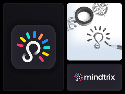 Mindtrix.ai ai ai innovation app logo brand brand identity branding creative design design design for startups freelance designer futuristic design graphic design logo logo design minimalist logo modern branding modern logo next gen tech tech tech startup