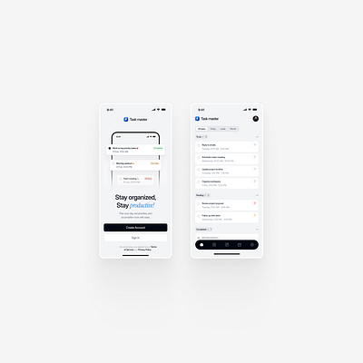 Task management mobile app app design mobile design product design task management ui ui ux design