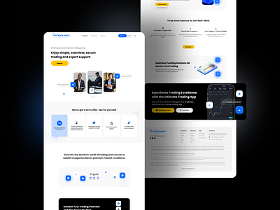 Website Design and Development for Rockwest brand branding coaching consultancy design digital digital art finance graphic design identity branding trade trading ui ui design ui ux ux ux design web design website website design