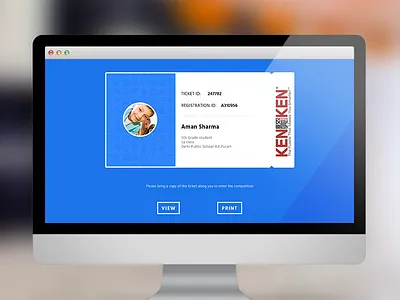 Download hall ticket! competition dashboard download education information kids microsite school ticket ui ux website