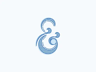Ampersand Exploration ampersand chicago explore illustration type vector