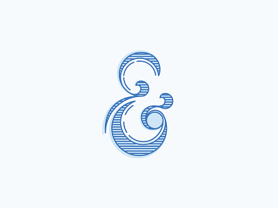 Ampersand Exploration ampersand chicago explore illustration type vector