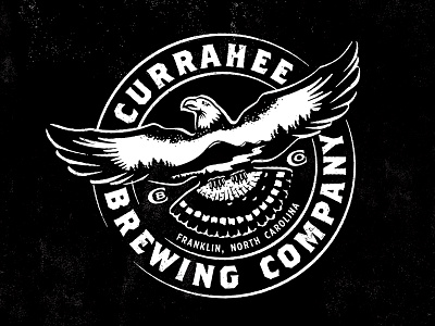 Currahee Brewing beer brewing currahee illustration logo vintage