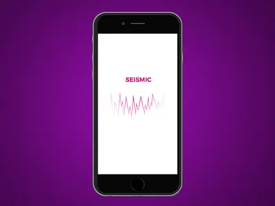 Seismic ios ios app ios design ios splash screen iphone app mobile design