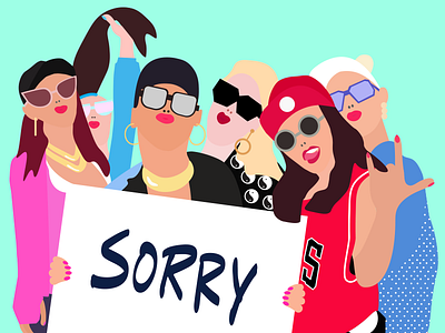 Sorry illustration justin bieber