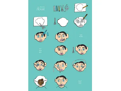 poster for a movie Frank diy frank mask movie poster