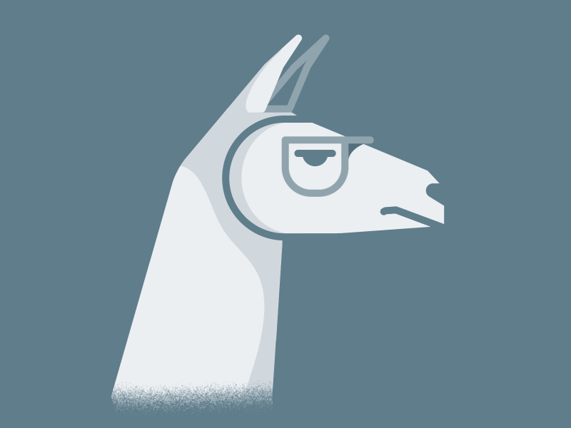 A dog? no. A horse? nope. It's a LLAMA! animalators gif llama