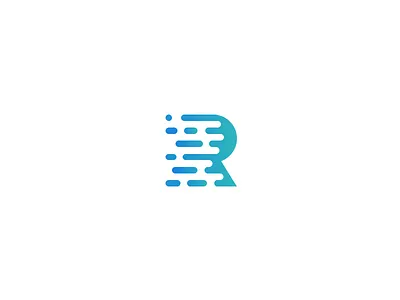 R - reader logo letter r sketch type