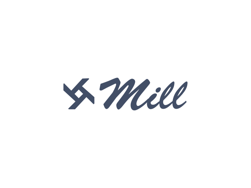 Mill Logo concept design logo mill theme