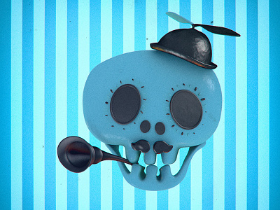 Nice hat sénior 3d hat skull