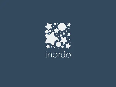 Night Sky Logo flat flat design inordo logo logo design logo star night night sky sky stars stars logo