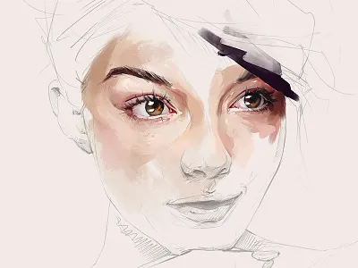 Work In Progress art digitalpainting drawing illustration painting portrait sketch