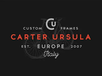 Carter ursula bike logo monogram