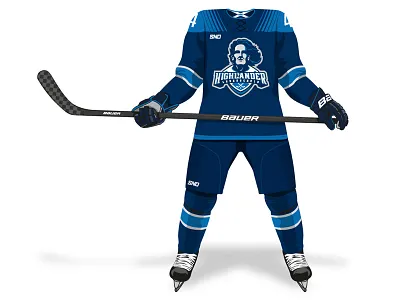 Highlander Lüdenscheid - 2016 Jersey Concept - Player template concept highlander hockey jersey lüdenscheid skaterhockey template