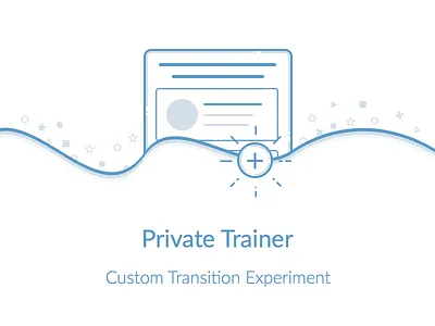Private Trainter(Illustration) code illustration transition wave