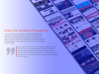 Check for another Prospective design mockup prospective ux visual web design