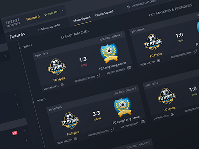 [ FS ] - playing around betting design fantasy fixtures football gaming manager match soccer sport ui ux