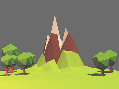 Lowpolytestfinal art style exploration blender lowpoly