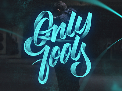 Only Fools (Hand Lettering) brush crayola drawn hand handlettering lettering logo logotype type typography