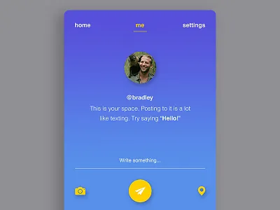 Social App android app chat hello ios share ui design updates upload ux design