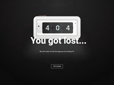 404 008 404 dailyui illustration ui ux web design website