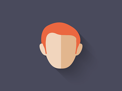 General Hux Flat Design Icon character design first order flat design force awakens general hux icon icon design long shadow design star wars