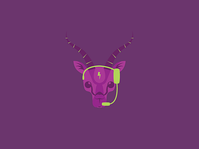 Gazelle gazelle headset illustration