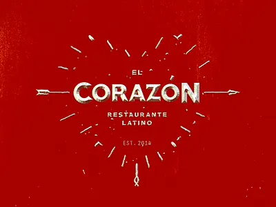 El Corazon Logo Concept branding concept corazon design heart identity logo