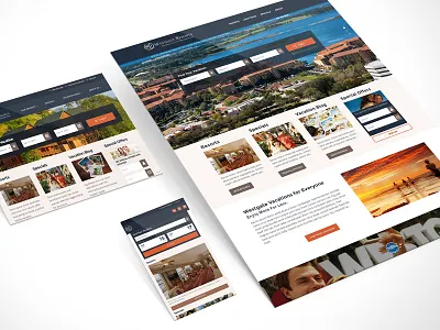 Westgate Reservations Website homepage travel ui vacation website