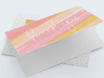 Michelle Moore Thank you Cards cards polka dots stationery thank you thank you cards watercolor