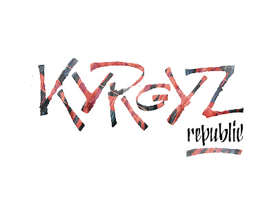 Kyrgyz Republic bishkek calligraphy dastanmiraj graphicdesignerbishkek kyrgyzdesign lettering