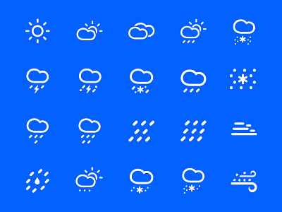 Day037 | Weather breezy cloudy dailyui lightening overcast rain snowy stormy sunny thunderstorm weather windy