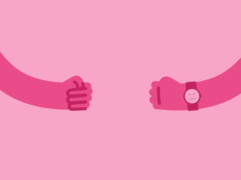 The Handshake animation debut dribbble first fistbump gif handshake shot thanks