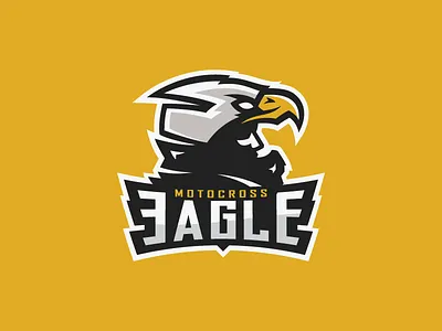 Motocross Eagle eagle helmet mascot motocross sport